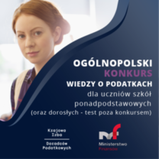 Ogólnopolski Konkurs Wiedzy o Podatkach 23 czerwca 2021 r.